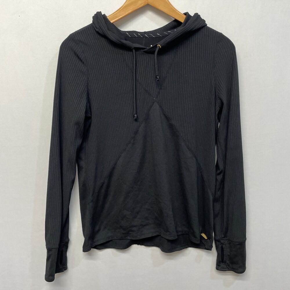 MNY Marc New York Performance Women Hoodie Sweatshirt Size Medium Black M287 -10